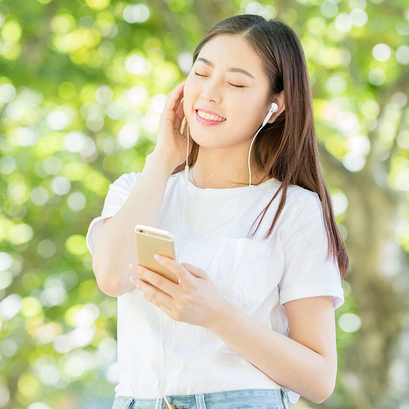 Stereo Headset 3.5mm Wired Earphone Portable Sport Running Stereo Headphone with Mic RC for IPhone Samsung Xiaomi