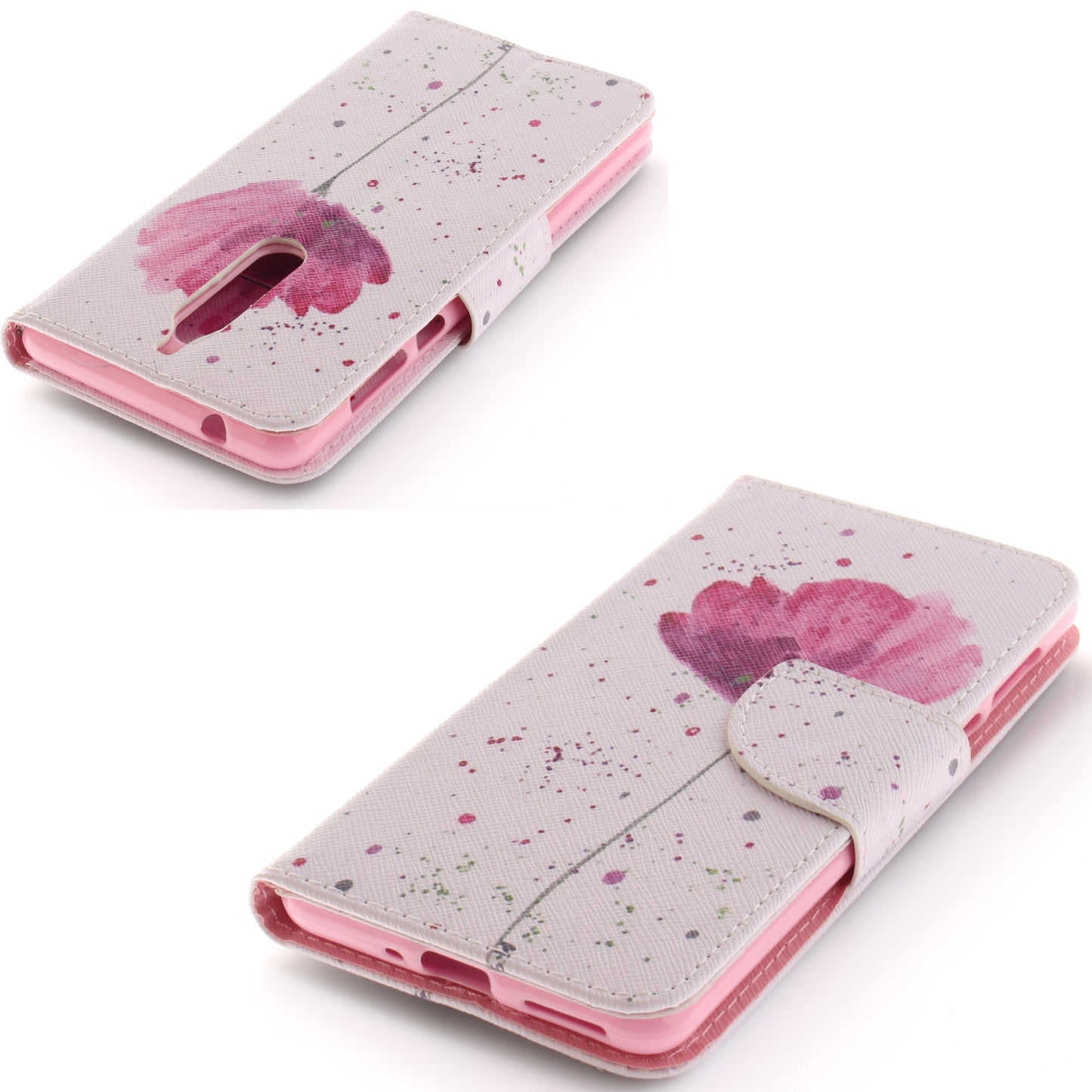 Nokia 5 Phone Case Pattern Printed Flip Magnetic Wallet Card Slot Soft Protective Cover