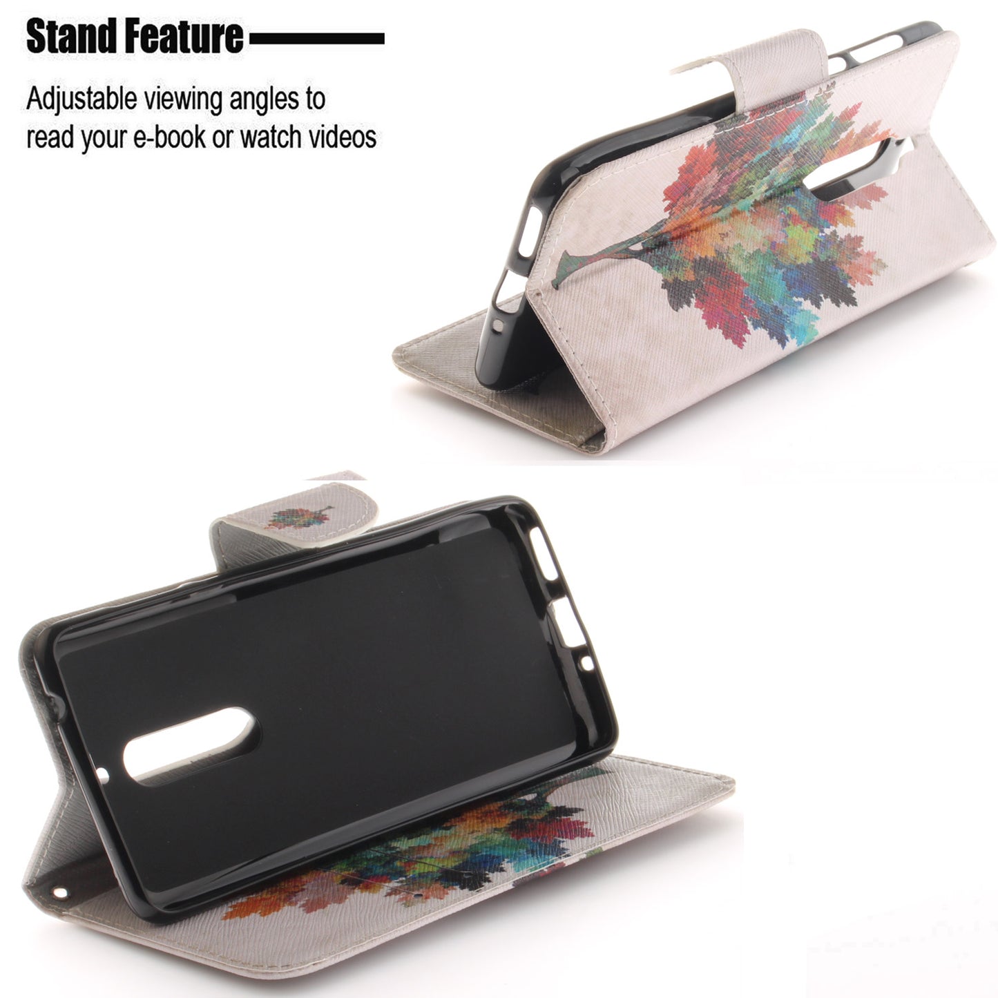 Nokia 5 Phone Case Pattern Printed Flip Magnetic Wallet Card Slot Soft Protective Cover