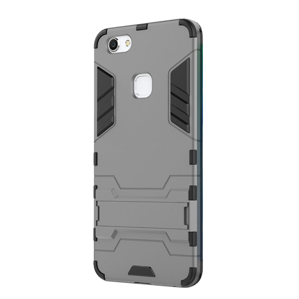 Case with Stand Back Cover Solid Colored Hard PC Material  for VIVO V7 Plus Y79