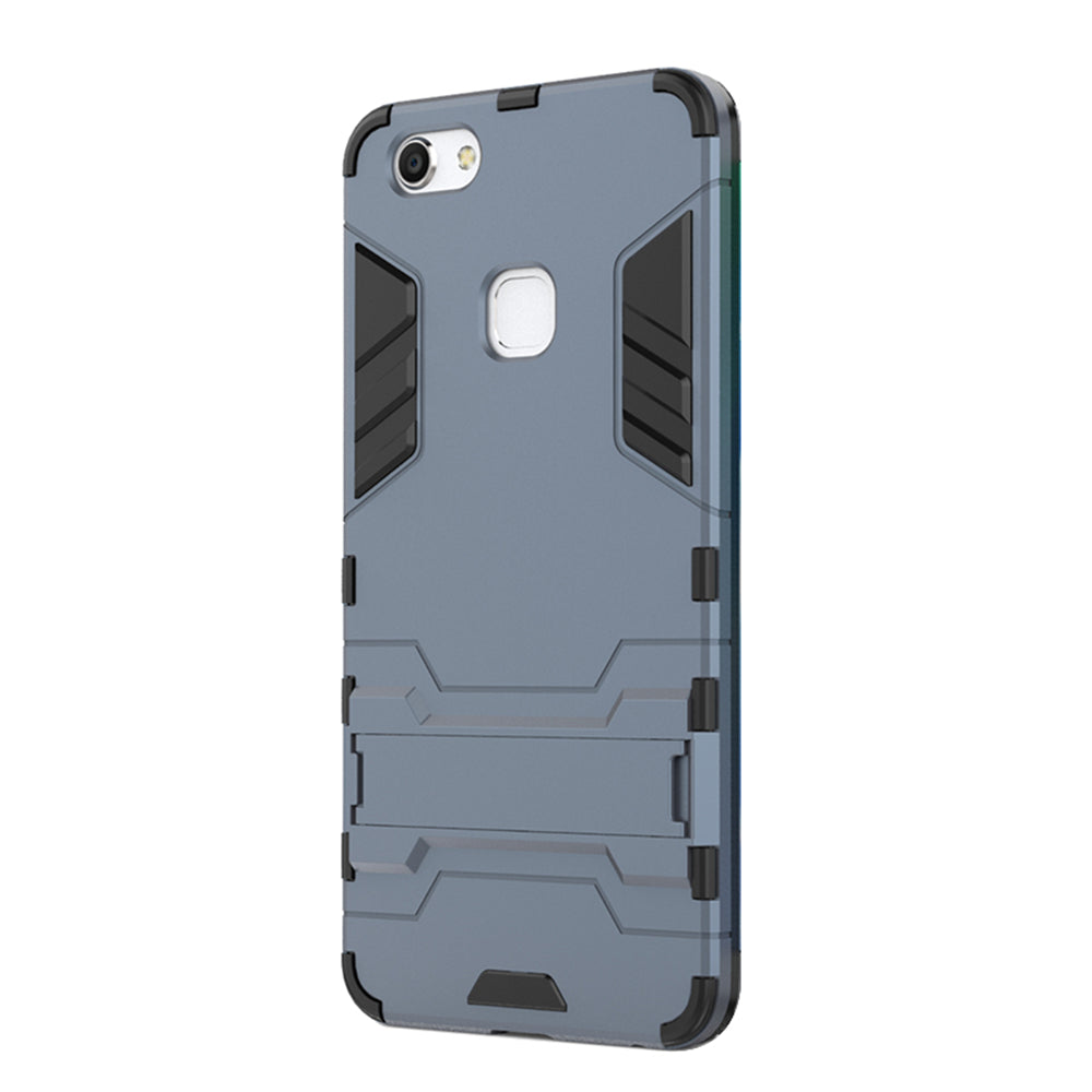 Case with Stand Back Cover Solid Colored Hard PC Material  for VIVO V7 Plus Y79