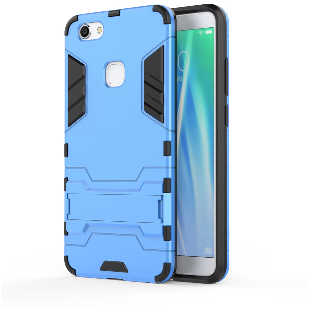 Case with Stand Back Cover Solid Colored Hard PC Material  for VIVO V7 Plus Y79