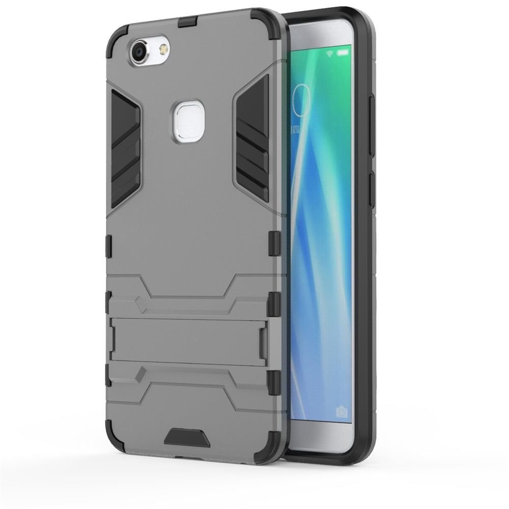 Case with Stand Back Cover Solid Colored Hard PC Material  for VIVO V7 Plus Y79