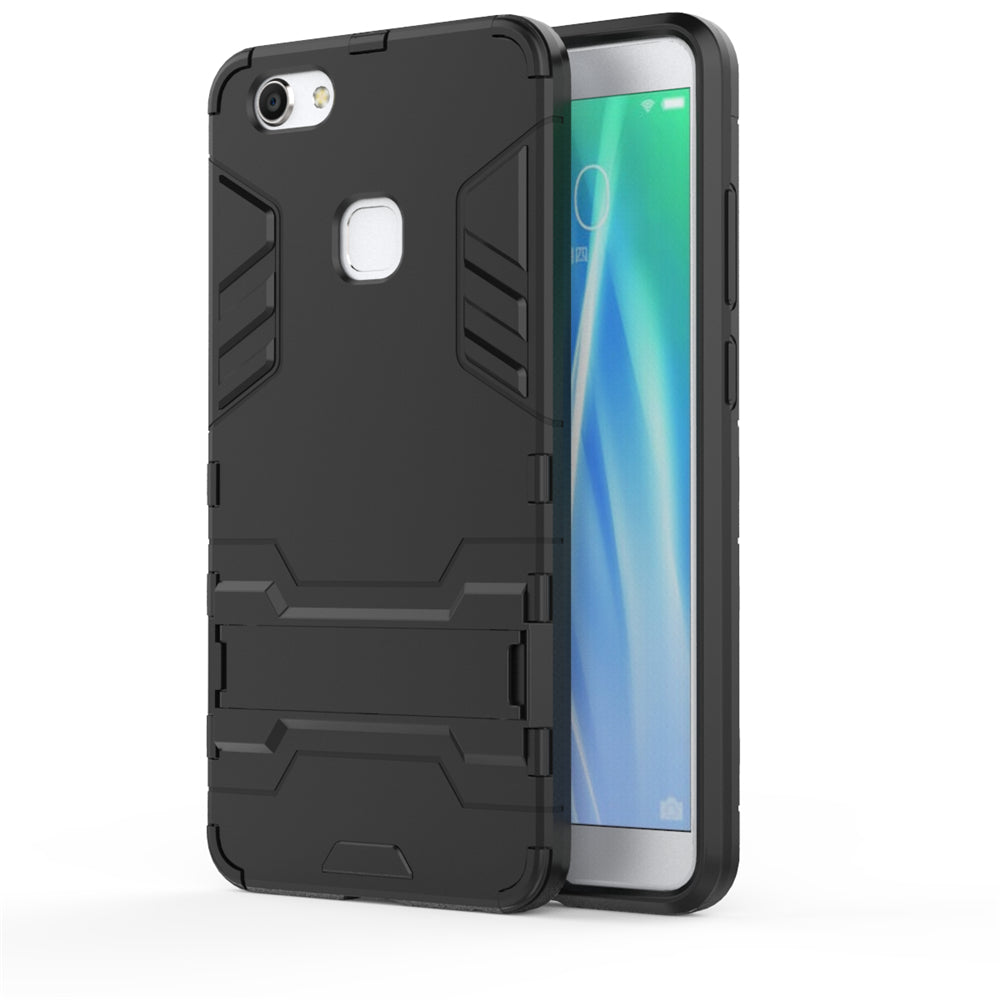 Case with Stand Back Cover Solid Colored Hard PC Material  for VIVO V7 Plus Y79