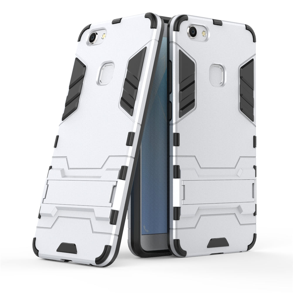 Case with Stand Back Cover Solid Colored Hard PC Material  for VIVO V7 Plus Y79