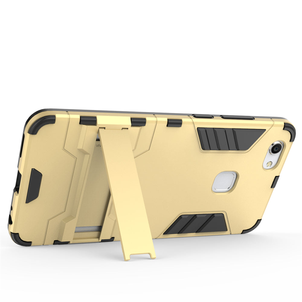 Case with Stand Back Cover Solid Colored Hard PC Material  for VIVO V7 Plus Y79