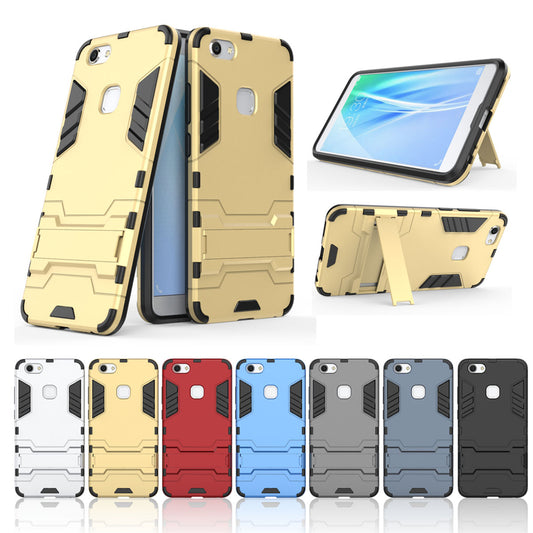 Case with Stand Back Cover Solid Colored Hard PC Material  for VIVO V7 Plus Y79