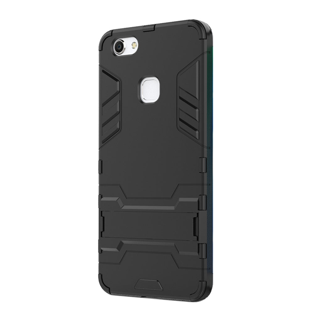 Case with Stand Back Cover Solid Colored Hard PC Material  for VIVO V7 Plus Y79