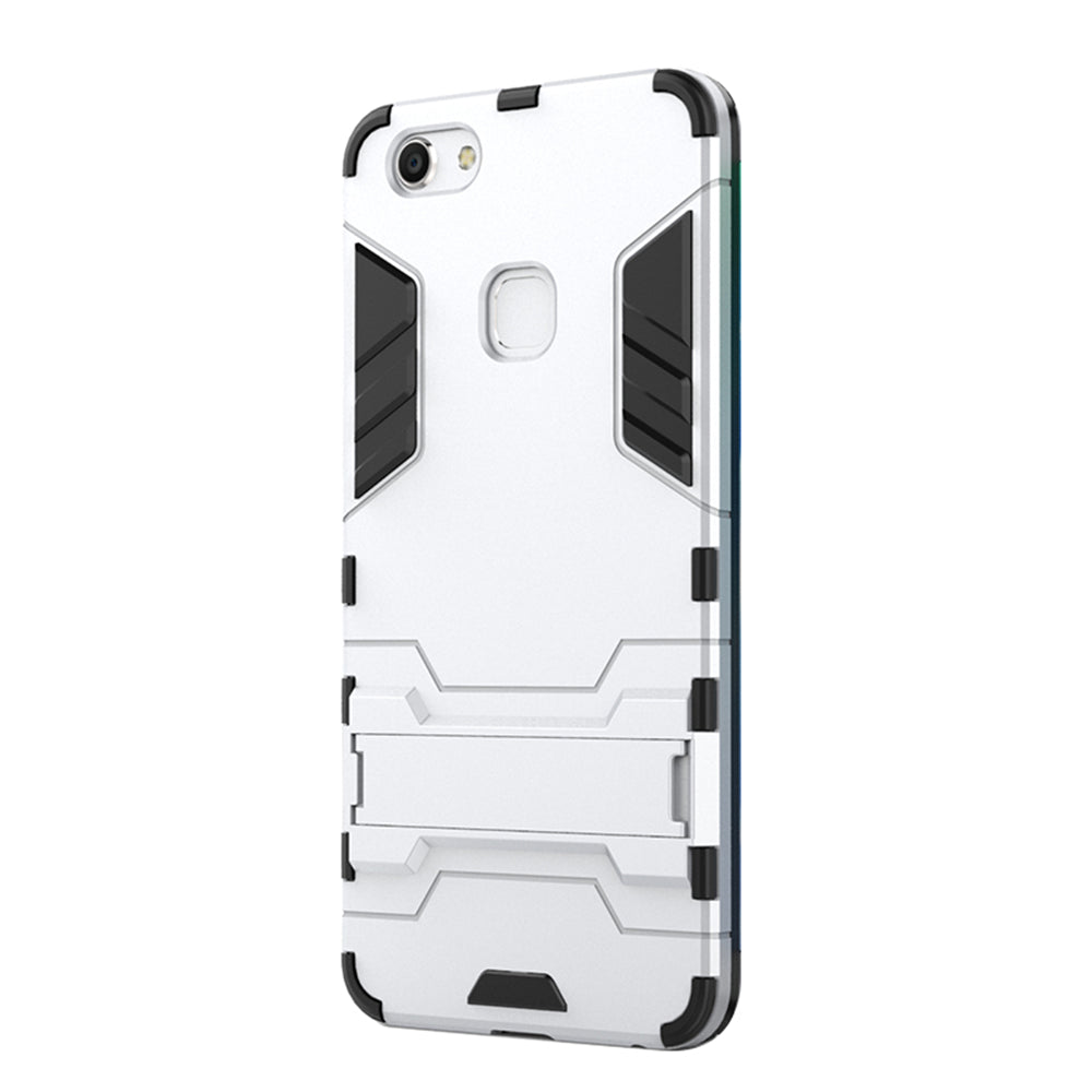 Case with Stand Back Cover Solid Colored Hard PC Material  for VIVO V7 Plus Y79