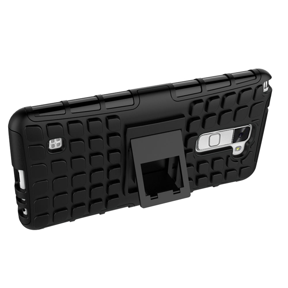 Heavy Duty Dual Layer Shockproof Silicone Phone Protective Case TPU Hybrid Kickstand Cover  for LG stylus2