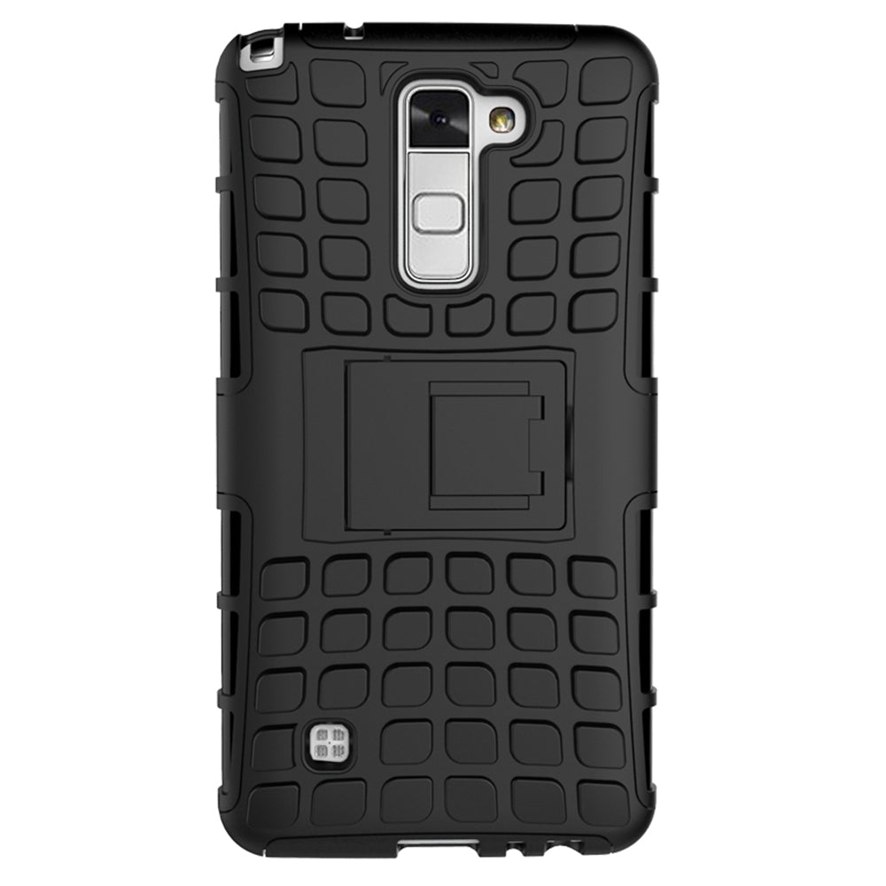 Heavy Duty Dual Layer Shockproof Silicone Phone Protective Case TPU Hybrid Kickstand Cover  for LG stylus2