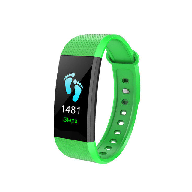 IP68 Waterproof Smart Bracelet Sport Heart Blood Pressure Monitor Fitness Calorie Sleep Tracker Call/SMS Reminder