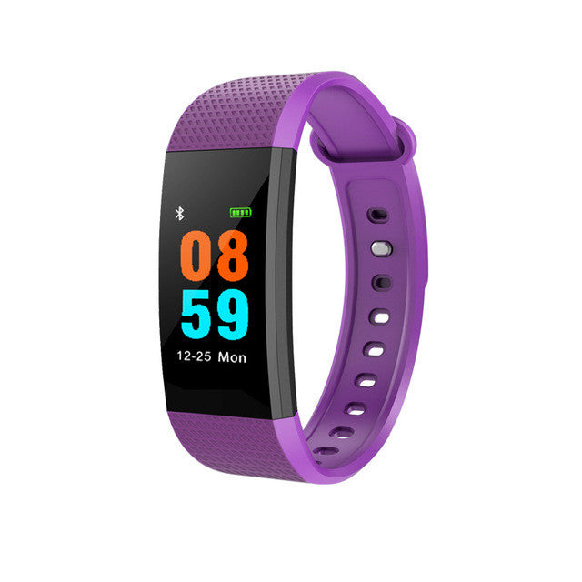 IP68 Waterproof Smart Bracelet Sport Heart Blood Pressure Monitor Fitness Calorie Sleep Tracker Call/SMS Reminder