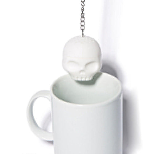 Creative Tea Bones Skull Infuser Loose Leaf Leaves Lazybone Silicone Strainer