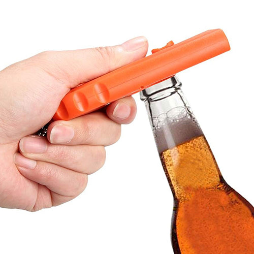 Creative Shooting for Fun Eject Cap Beer Beverage Bottle Opener Kitchen Gadget