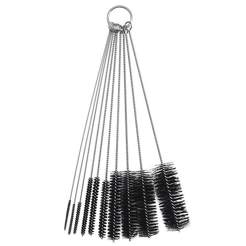 10 Pcs Nylon Bottle Tube Nozzle Brushes Cleaning Brush Kitchen Cleaner Set