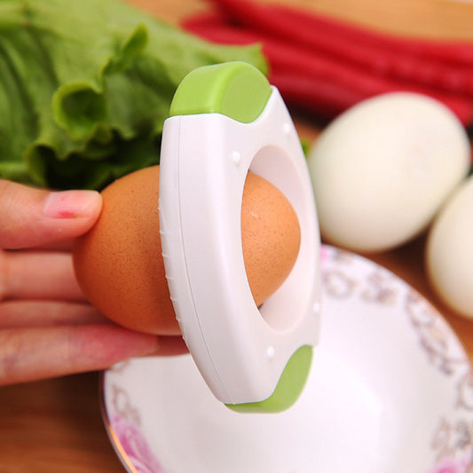 Egg Slicer Shell Topper Cutter Stainless Steel Egg Sniper Opener Kitchen Gadget