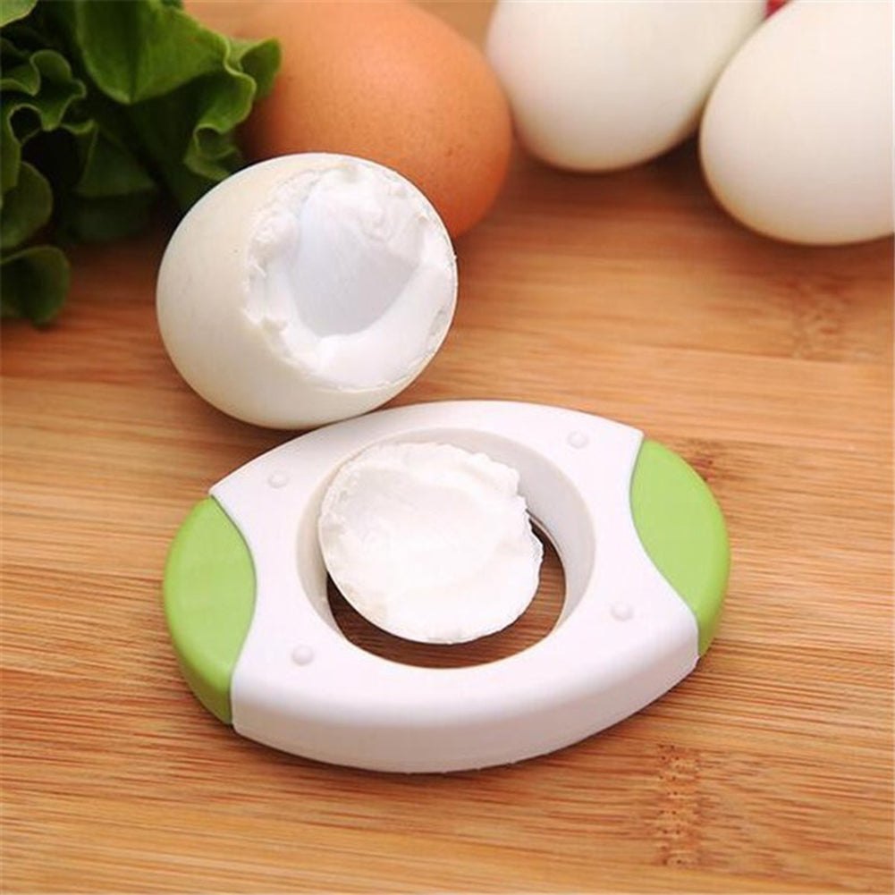 Egg Slicer Shell Topper Cutter Stainless Steel Egg Sniper Opener Kitchen Gadget