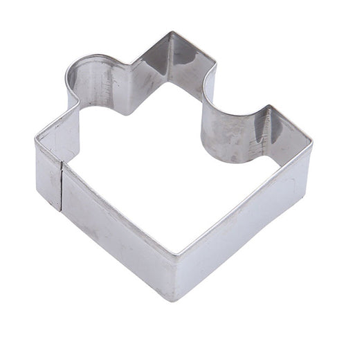 4Pcs/Set Stainless Steel Cookie Puzzle Shape Cookie Cutter Set DIY Biscuit Molds