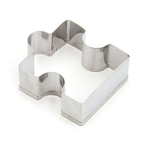 4Pcs/Set Stainless Steel Cookie Puzzle Shape Cookie Cutter Set DIY Biscuit Molds