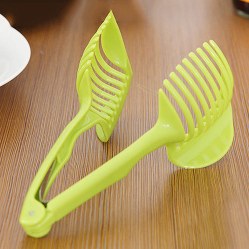 Multifunctional Lemon Tomato Fruit Melon Slicer Chopper Cutter Food Clip Kitchen Tool