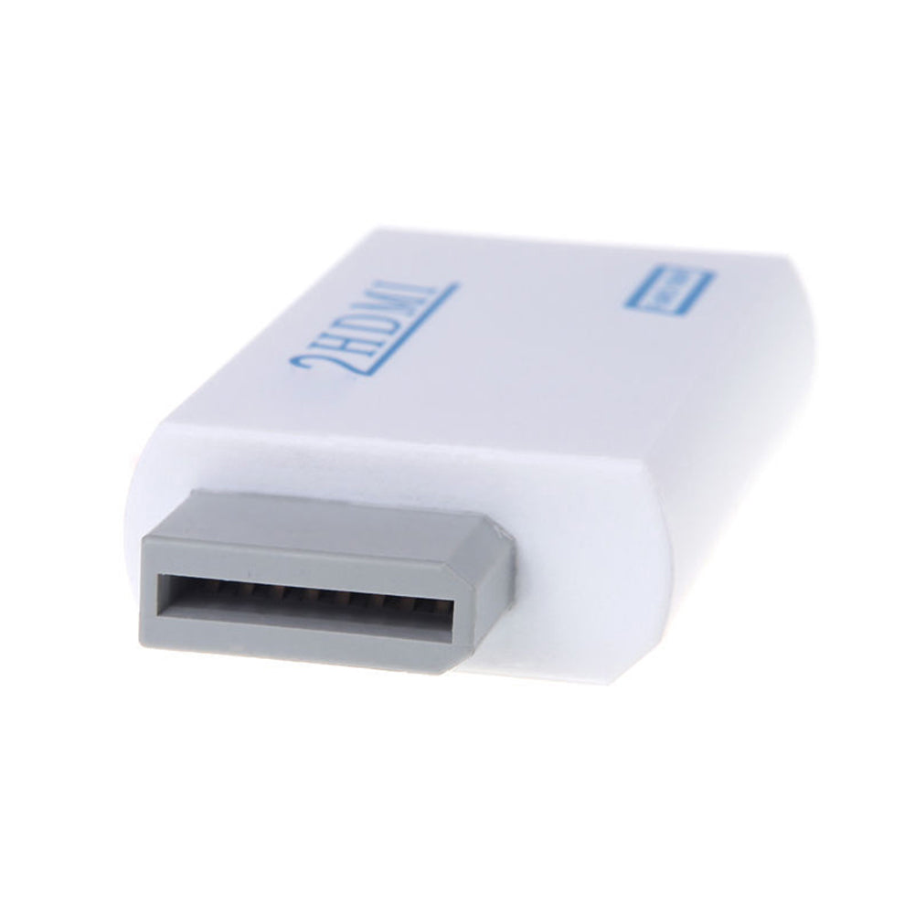 3.5mm Audio Output Jack for Wii to HDMI Full HD 1080P Video Converter Adapter