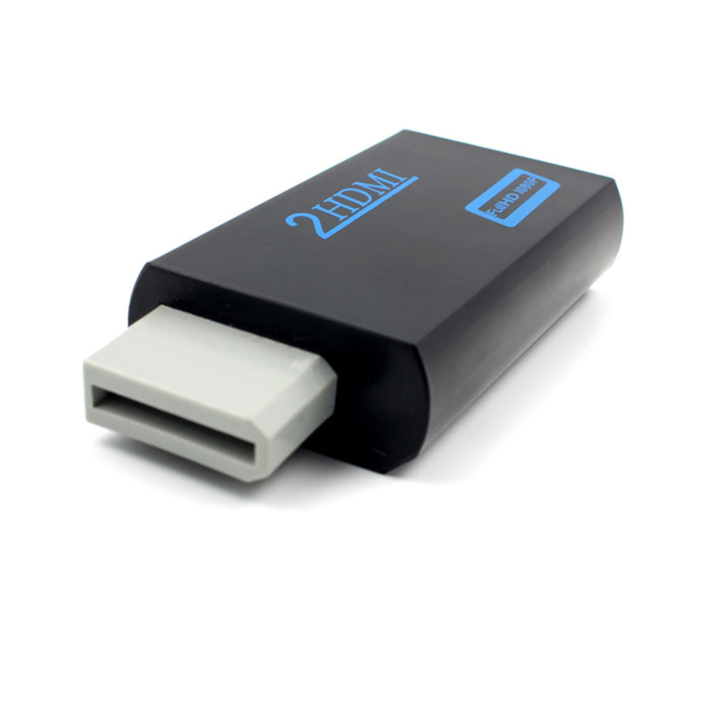 3.5mm Audio Output Jack for Wii to HDMI Full HD 1080P Video Converter Adapter