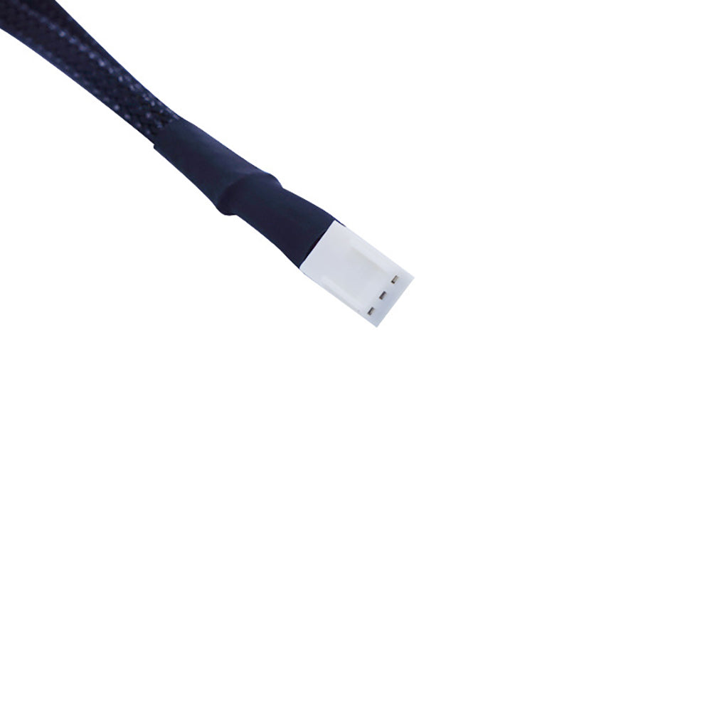 3 Pin CPU Y-Splitter Dual Power Sleeved Cable Computer Case Fan Tool Radiator