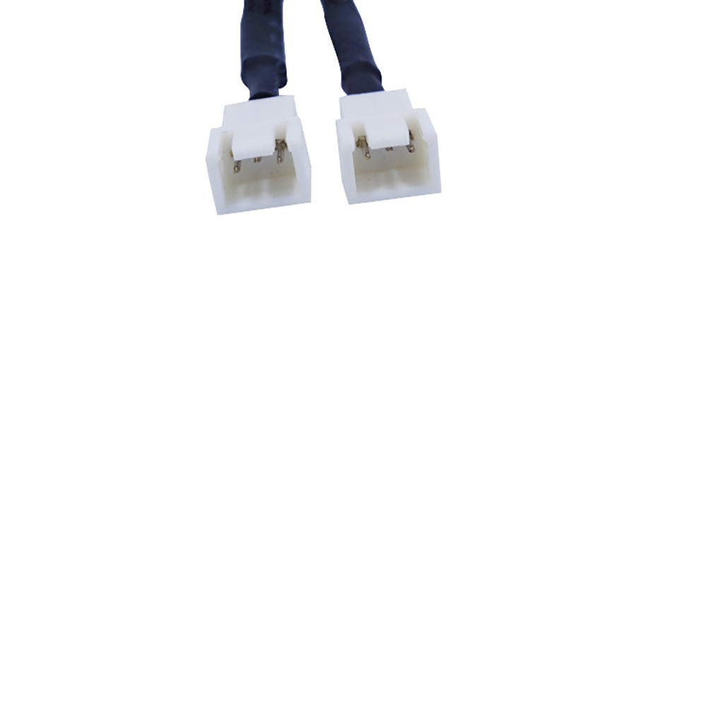 3 Pin CPU Y-Splitter Dual Power Sleeved Cable Computer Case Fan Tool Radiator