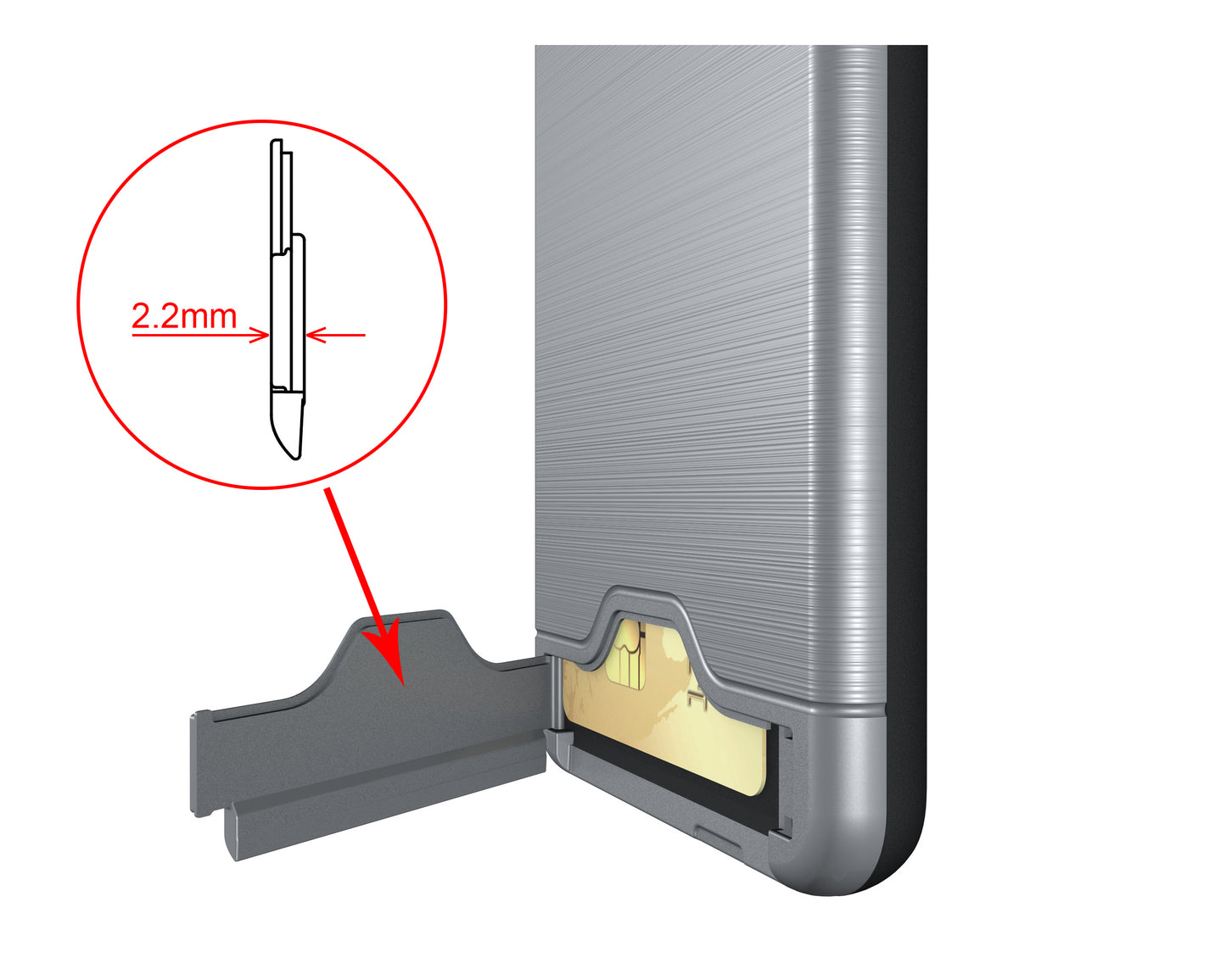 Durable Case Card Slot Brushed Texture Heavy Duty Hybrid Dual Layer Wallet Case Cover Shell with Kickstand for HUAWEI P10 Plus