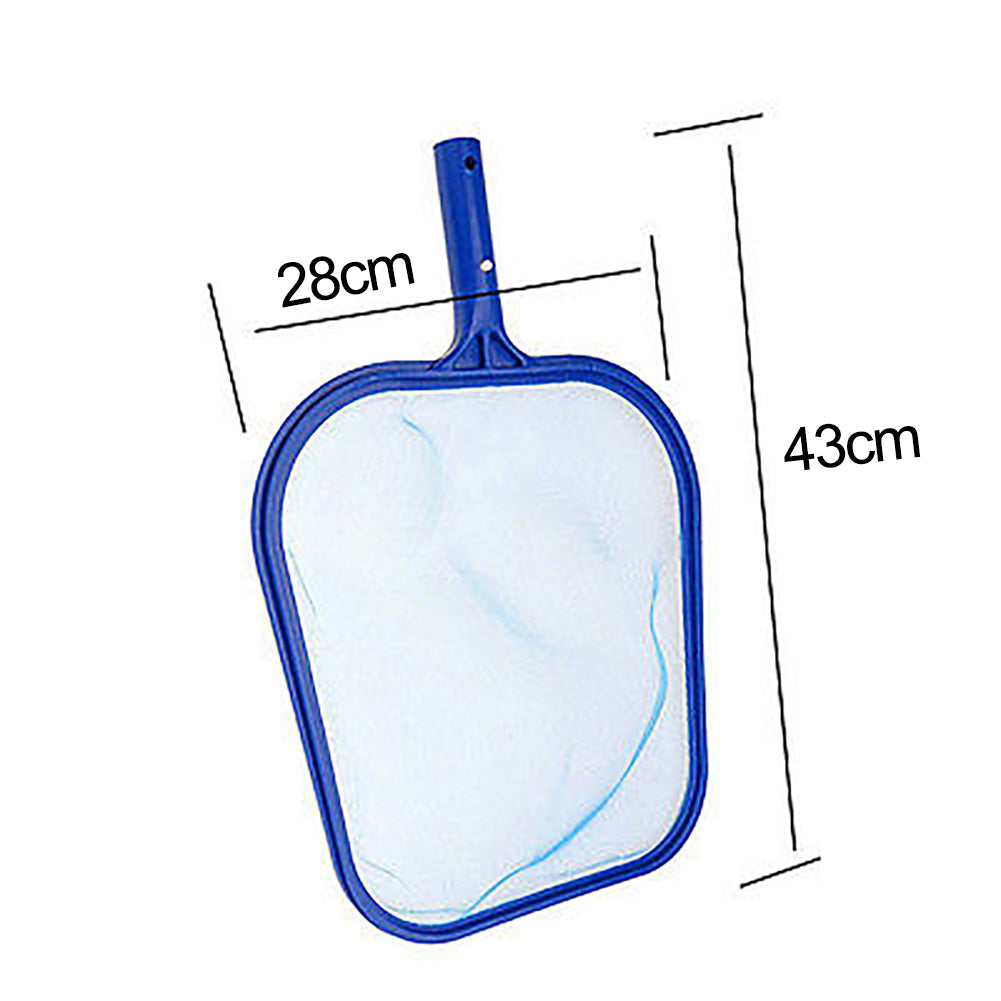 Handheld Pond Leaf Mesh Skimmer Rake Net Swimming Pool Spa Leaves Cleaning Tool