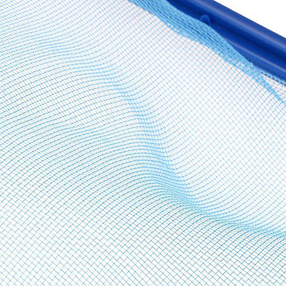 Handheld Pond Leaf Mesh Skimmer Rake Net Swimming Pool Spa Leaves Cleaning Tool