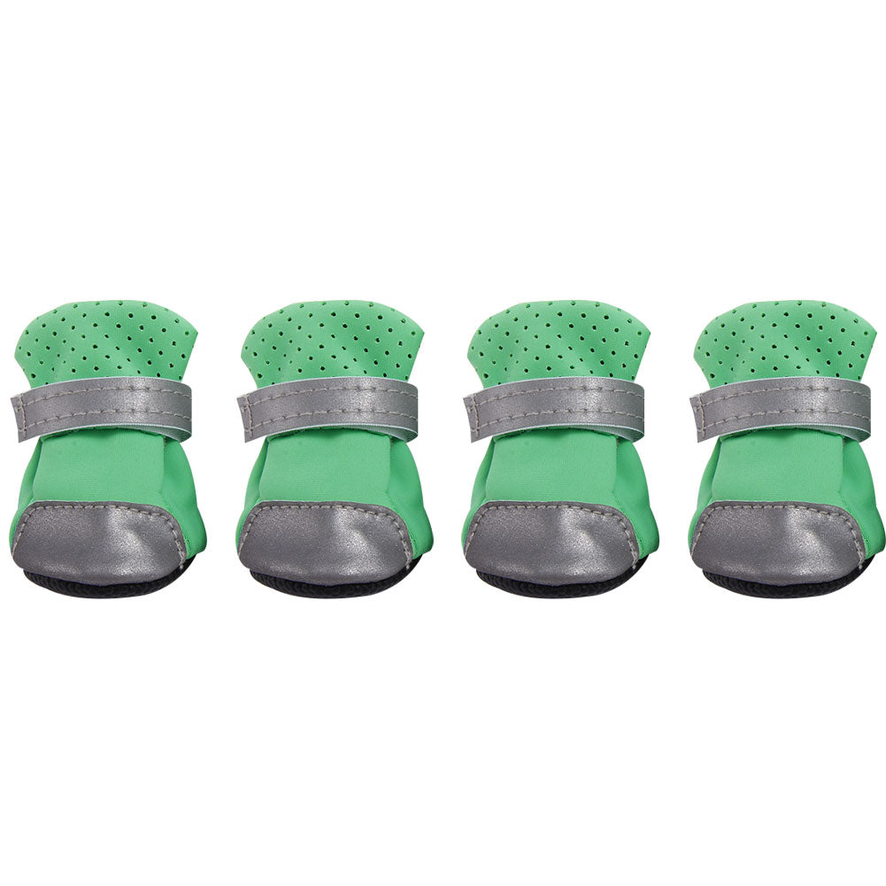 4Pcs Breathable Pet Shoes Non-slip Reflective Protector Dog Foot Cover Boots