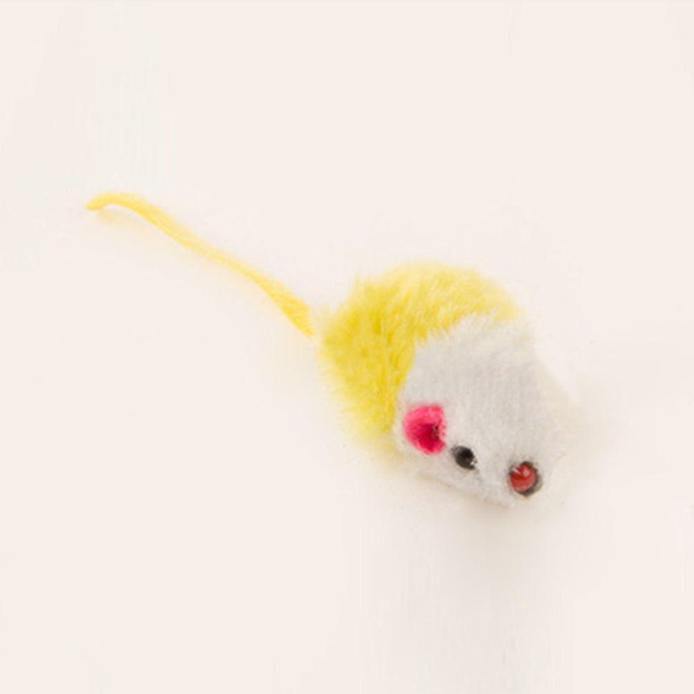 Mini False Mouse Pet Cat Kitten Durable Chew Biting Scratch Funny Playing Toy