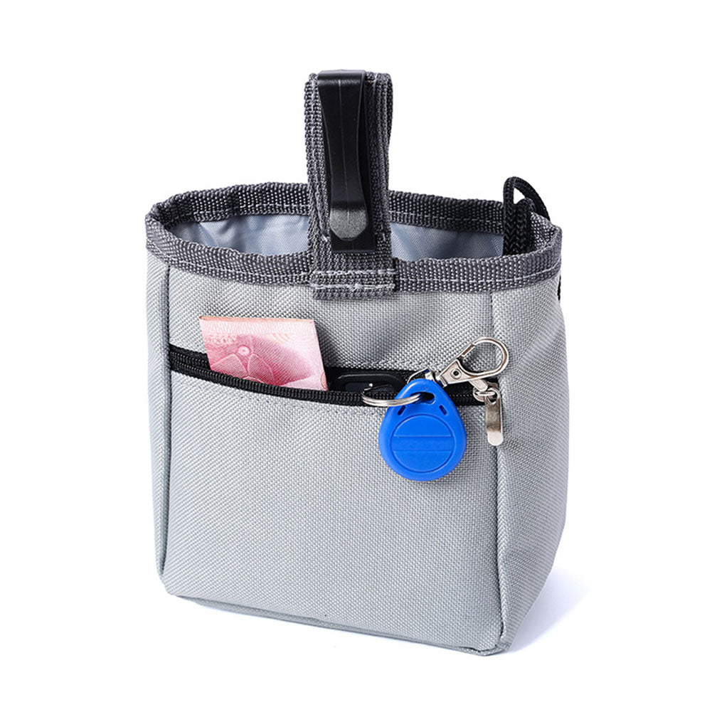 Portable Pet Dog Treat Pouch Obedience Agility Training Snack Reward Waist Bag