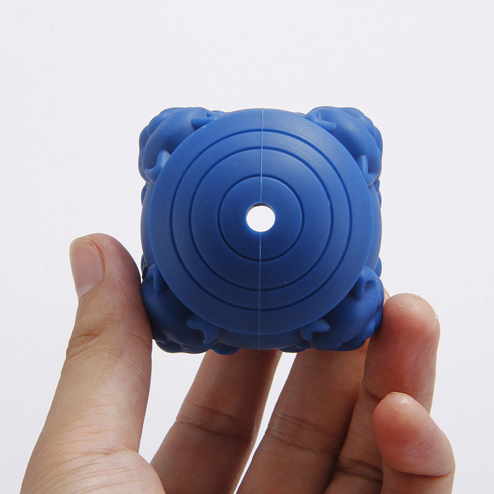 Dog Tooth Cleaning Food Fetch Silicone Bite Resist Pet Ball Chew Play Toy