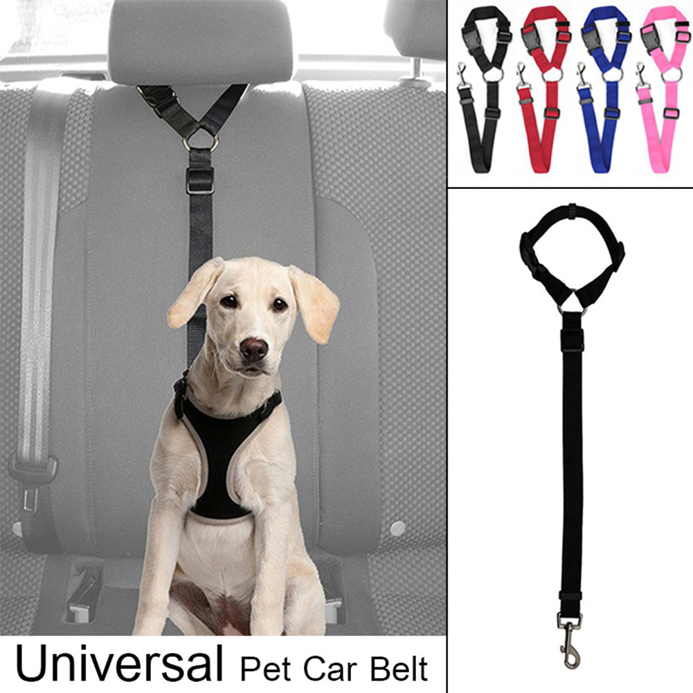 New Adjustable Pet Dog Car Safety Seat Belt Restraint Leash Walking Firm Rope
