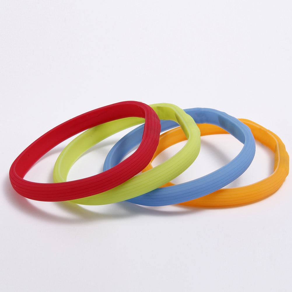 USB Rechargeable LED Flashing Light Silicone Band Safety Pet Dog Cat Collar