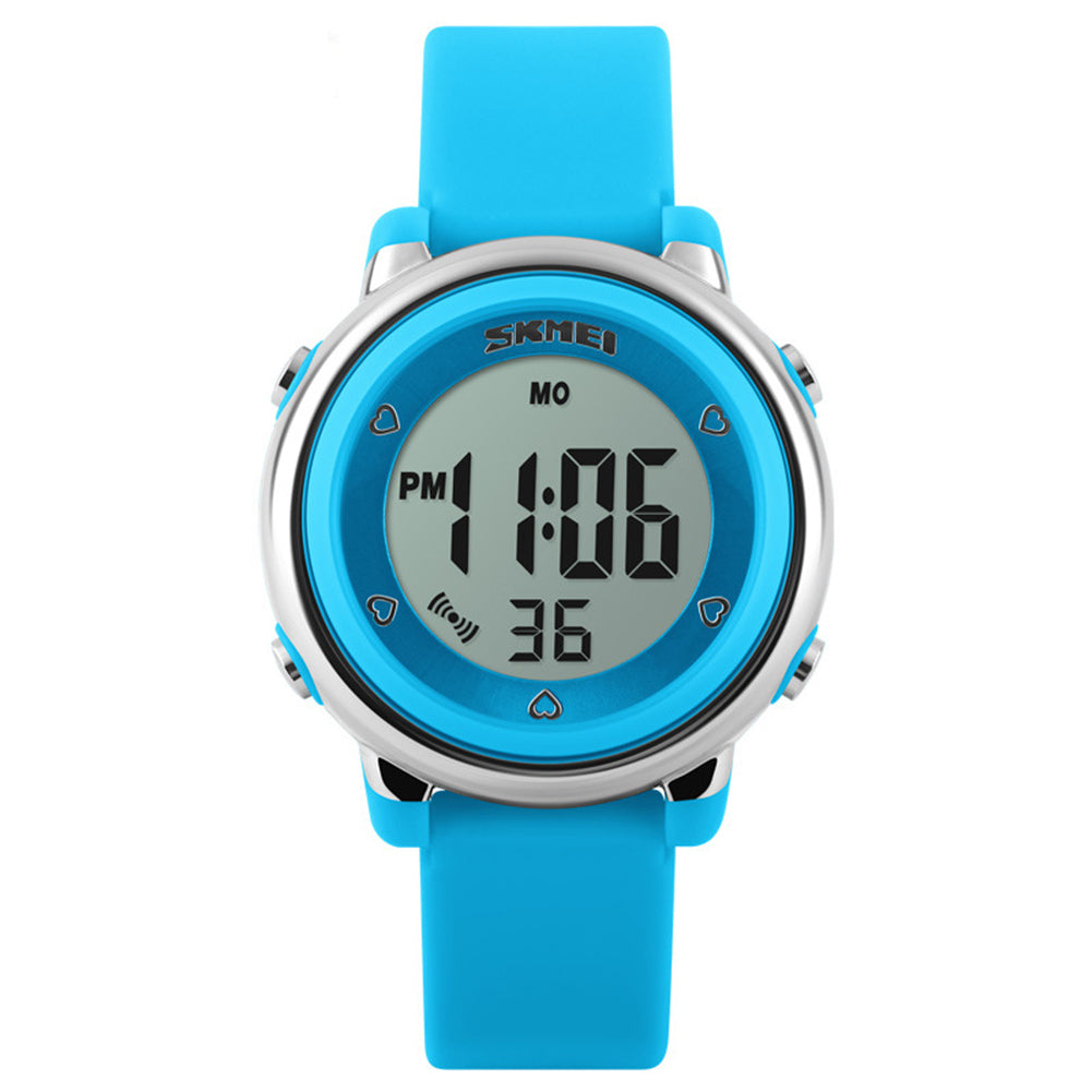 Outdoor Sports Kids LED Alarm Digital Watch Stopwatch Children's Wristwatch