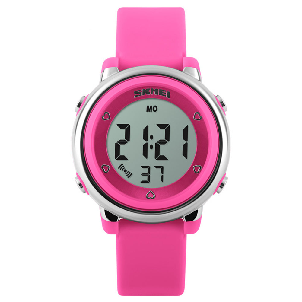 Outdoor Sports Kids LED Alarm Digital Watch Stopwatch Children's Wristwatch