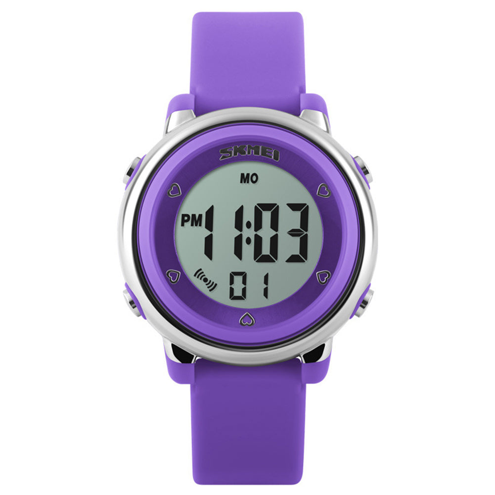 Outdoor Sports Kids LED Alarm Digital Watch Stopwatch Children's Wristwatch