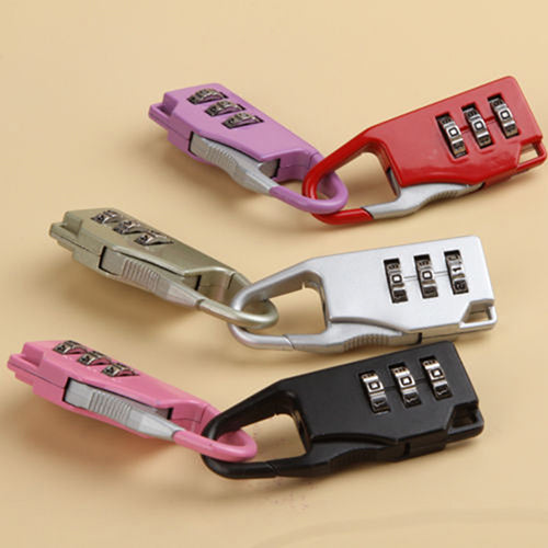 Mini 3 Digit Combination Security Safe Travel Luggage Code Password Lock Padlock