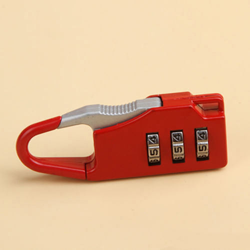 Mini 3 Digit Combination Security Safe Travel Luggage Code Password Lock Padlock