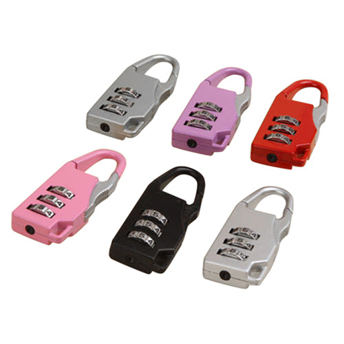 Mini 3 Digit Combination Security Safe Travel Luggage Code Password Lock Padlock