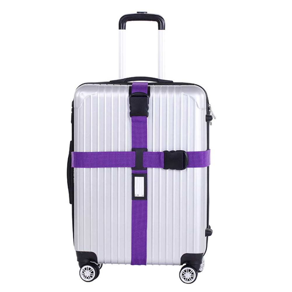 Adjustable Travel Luggage Suitcase Cross Straps Baggage Tie Belts Password Lock