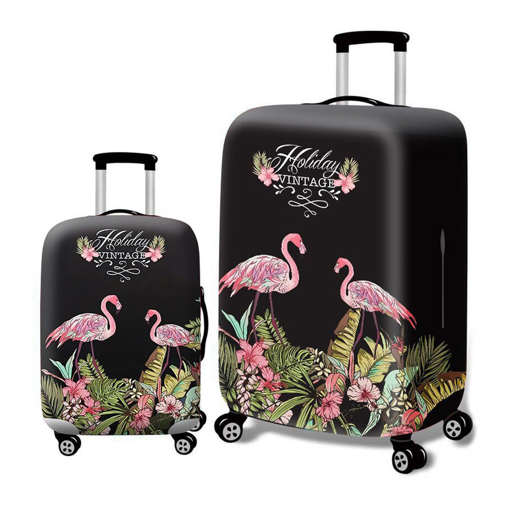 Elastic Flamingo Pineapple Travel Luggage Suitcase Dustproof Protective Cover