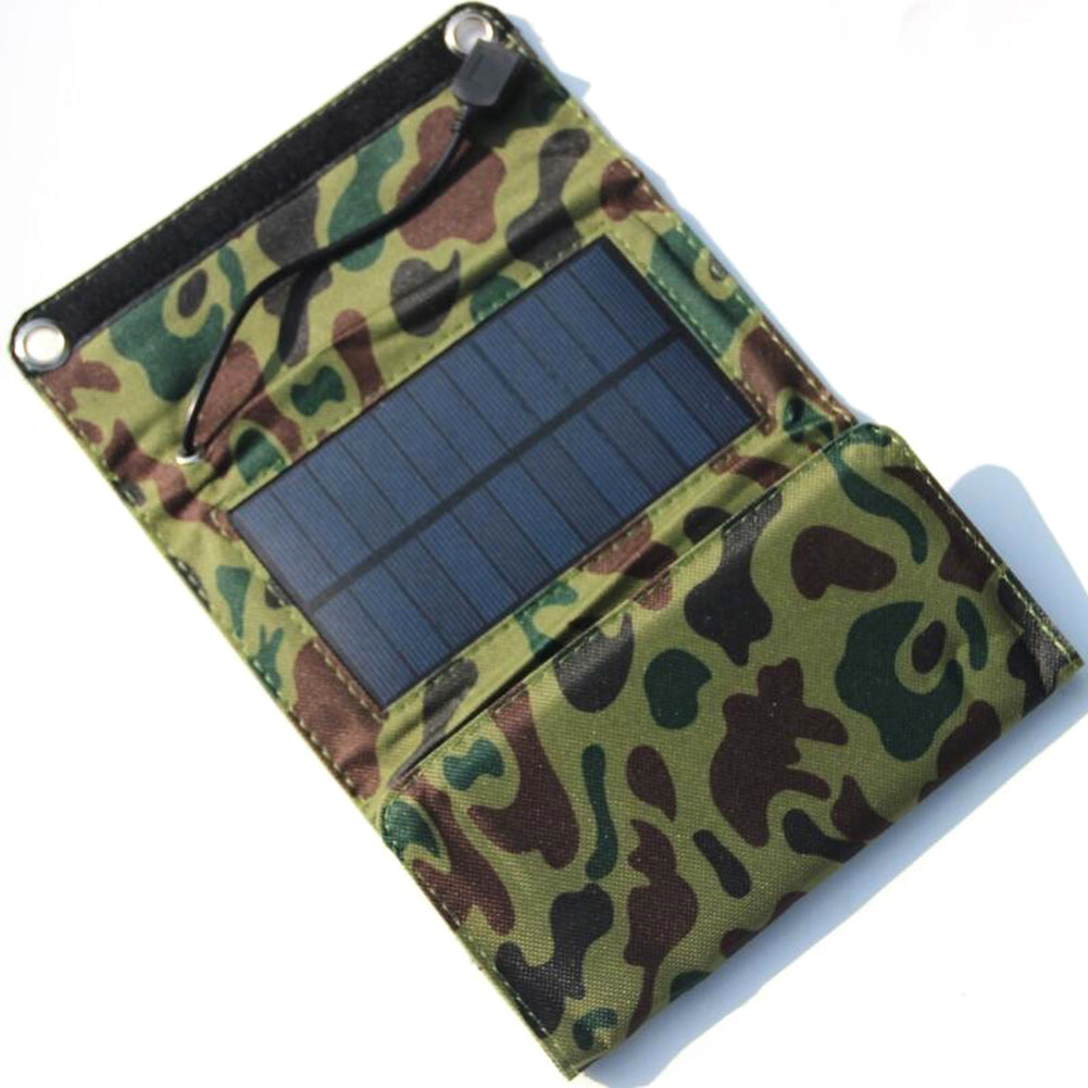 5W Outdoor Portable Folding Polysilicon Solar Panel for Smart Phone Charging