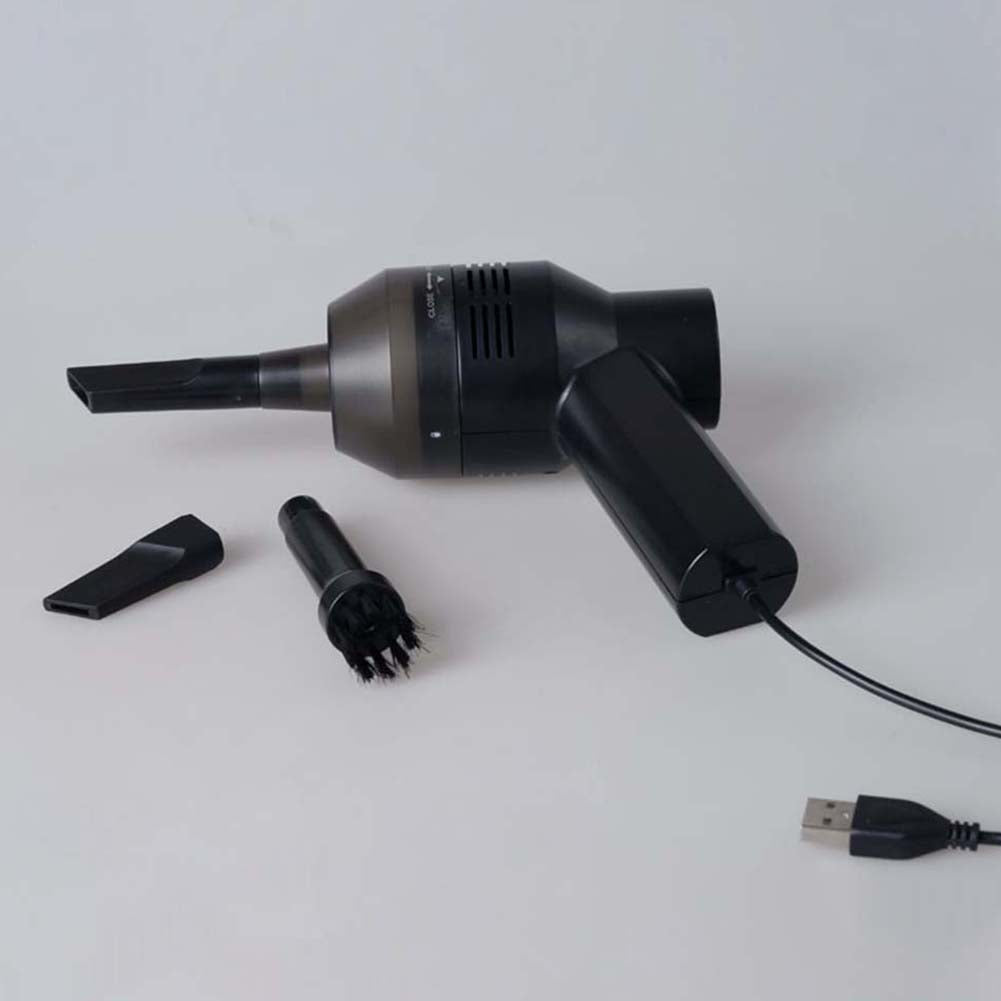 Handheld USB Vacuum Keyboard Cleaner Brush Dust Collector for Laptop Computer PC