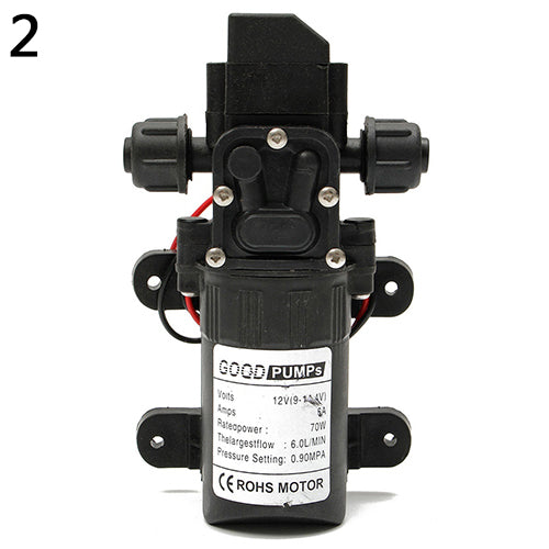 130PSI 6L/Min High Pressure Diaphragm Self Priming Water Pump Automatic Switch