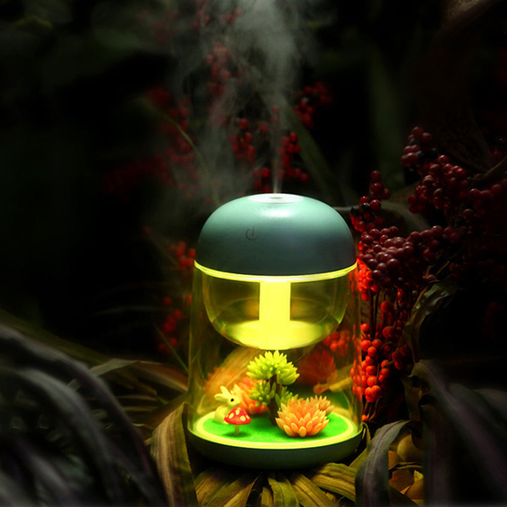 Creative Micro Landscape USB Humidifier Air Purifier Colorful LED Night Light